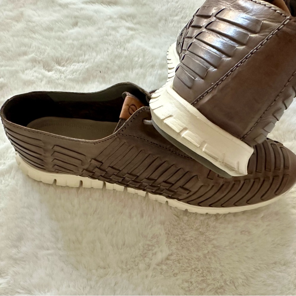 Cole Haan | Women’s Zerogrand Huarache Oxfords - Size 9.5 - Taupe - EUC - Picture 5 of 9